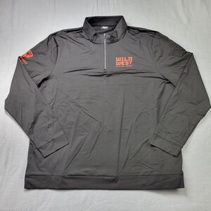 PXG 1/4 Zip Pullover Shirt Mens Size XL Black Wild West Scottsdale National